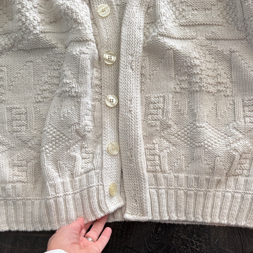 Vintage Cozy Knit Cardigan - Picture 6 of 8